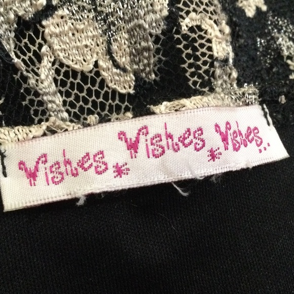 Wishes Wishes Wishes Small/Medium Midi Dress with black lining. - Picture 5 of 6